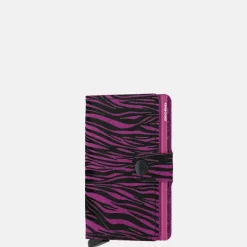 Pasjeshouders | Heren Portemonnees^Secrid Miniwallet pasjeshouder zebra fuchsia