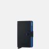 Pasjeshouders | Heren Portemonnees^Secrid Miniwallet pasjeshouder matte black & blue