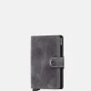 Pasjeshouders | Heren Portemonnees^Secrid Miniwallet pasjeshouder vintage grey-black