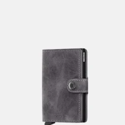 Pasjeshouders | Heren Portemonnees^Secrid Miniwallet pasjeshouder vintage grey-black