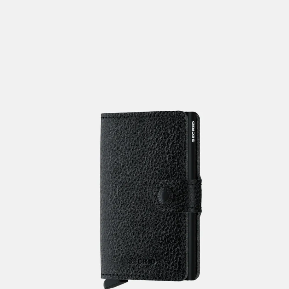 Pasjeshouders | Heren Portemonnees^Secrid Miniwallet pasjeshouder Veg Black Black
