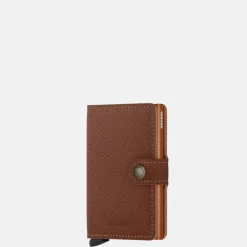 Pasjeshouders | Heren Portemonnees^Secrid Miniwallet pasjeshouder saffiano caramel