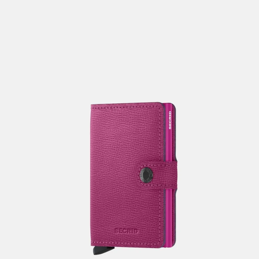 Pasjeshouders | Gepersonaliseerde Portemonnees^Secrid Miniwallet pasjeshouder crisple fuchsia