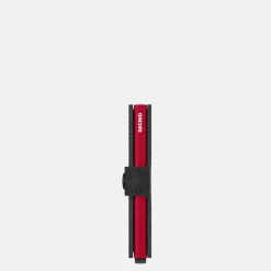 Pasjeshouders | Heren Portemonnees^Secrid Miniwallet pasjeshouder optical black-red