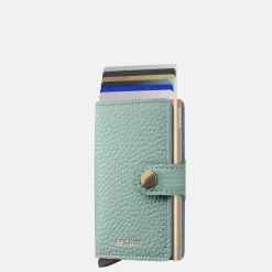 Pasjeshouders | Heren Portemonnees^Secrid Miniwallet pasjeshouder pebble sea green