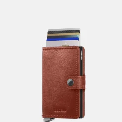 Pasjeshouders | Heren Portemonnees^Secrid Miniwallet pasjeshouder basco brown