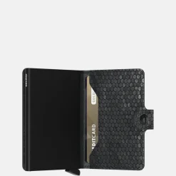 Pasjeshouders | Heren Portemonnees^Secrid Miniwallet pasjeshouder hexagon black