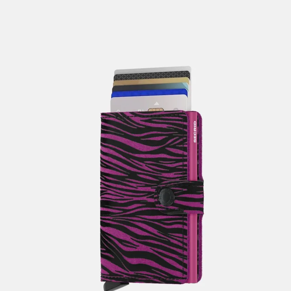 Pasjeshouders | Heren Portemonnees^Secrid Miniwallet pasjeshouder zebra fuchsia