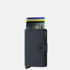 Heren Portemonnees | Dames Portemonnees^Secrid Miniwallet pasjeshouder matte night blue
