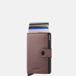 Pasjeshouders | Heren Portemonnees^Secrid Miniwallet pasjeshouder matte rose