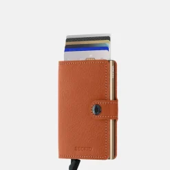 Pasjeshouders | Heren Portemonnees^Secrid Miniwallet pasjeshouder Veg caramello sand