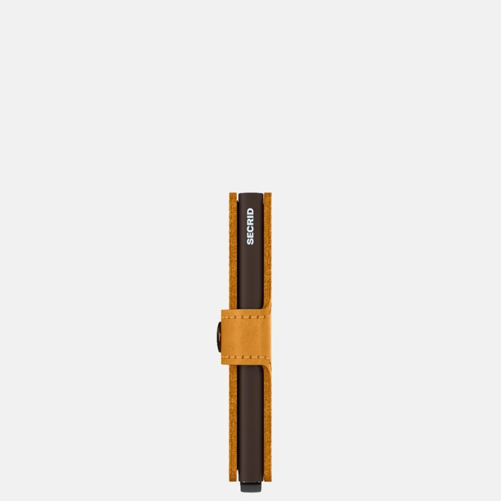 Pasjeshouders | Gepersonaliseerde Portemonnees^Secrid Miniwallet pasjeshouder vintage ochre