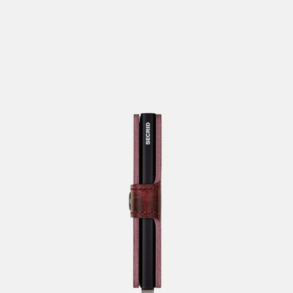 Pasjeshouders | Heren Portemonnees^Secrid Miniwallet pasjeshouder Dutch Martin bordeaux