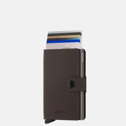 Pasjeshouders | Heren Portemonnees^Secrid Miniwallet pasjeshouder matte truffle
