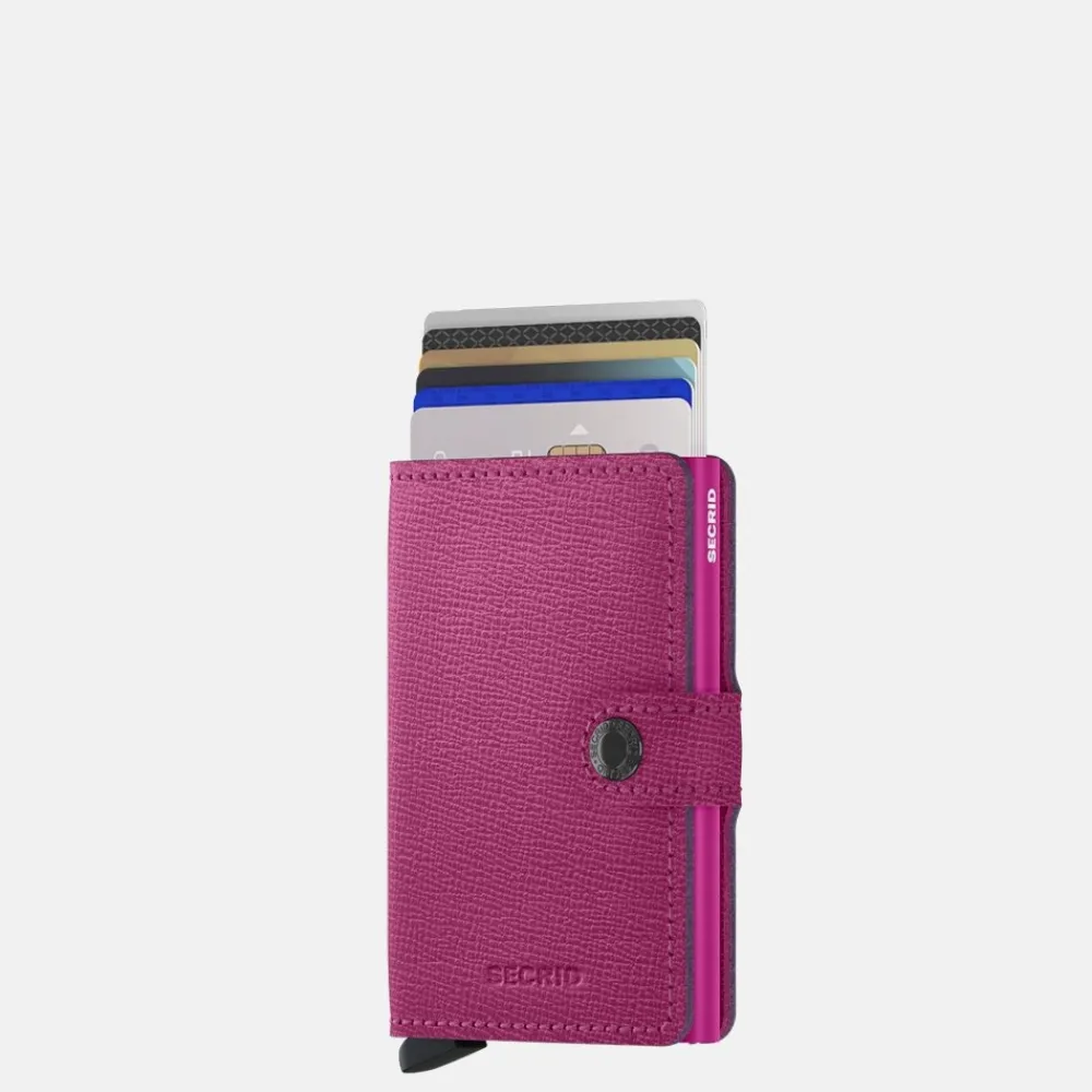 Pasjeshouders | Gepersonaliseerde Portemonnees^Secrid Miniwallet pasjeshouder crisple fuchsia