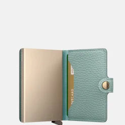 Pasjeshouders | Heren Portemonnees^Secrid Miniwallet pasjeshouder pebble sea green
