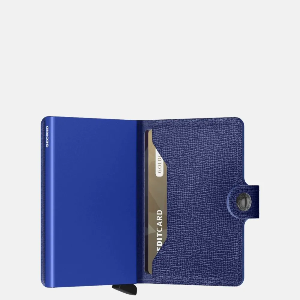 Pasjeshouders | Gepersonaliseerde Portemonnees^Secrid Miniwallet pasjeshouder crisple cobalt