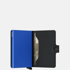 Pasjeshouders | Heren Portemonnees^Secrid Miniwallet pasjeshouder matte black & blue