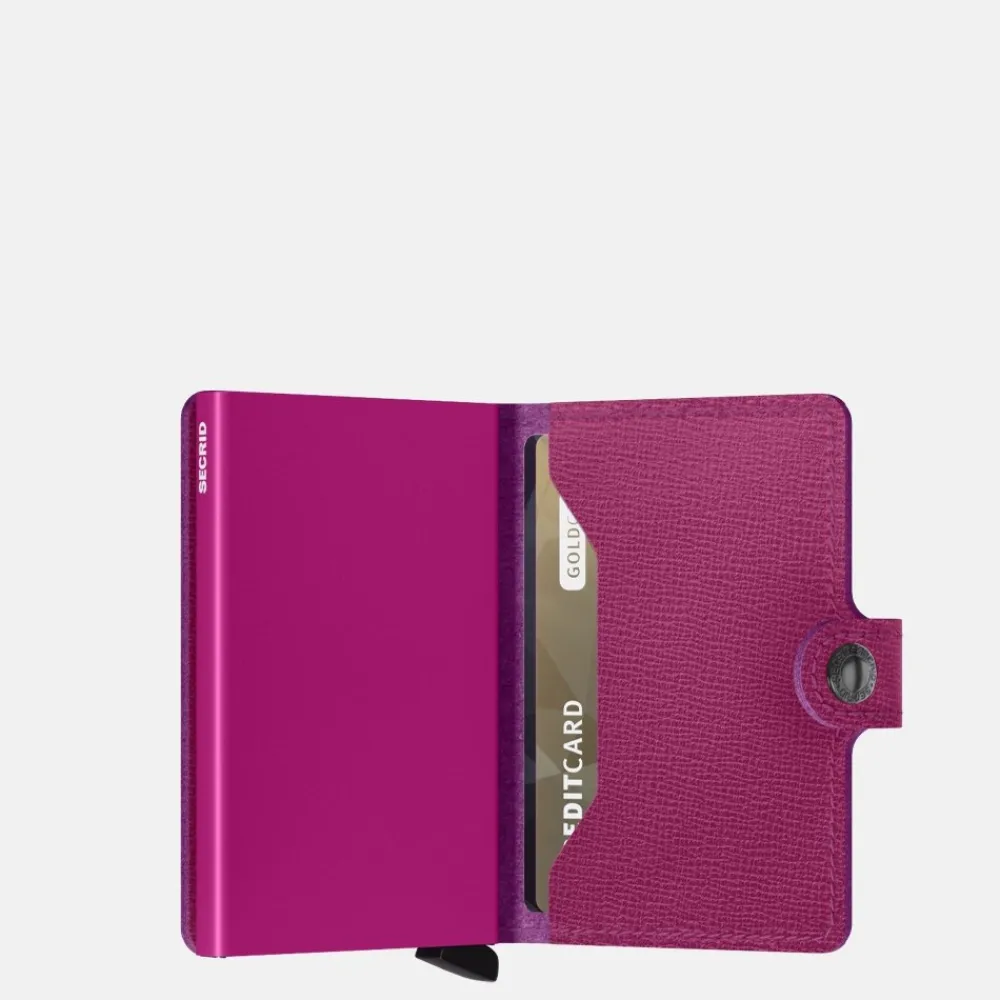 Pasjeshouders | Gepersonaliseerde Portemonnees^Secrid Miniwallet pasjeshouder crisple fuchsia