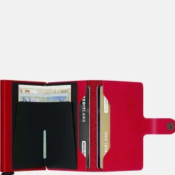 Pasjeshouders | Heren Portemonnees^Secrid Miniwallet pasjeshouder original red-red