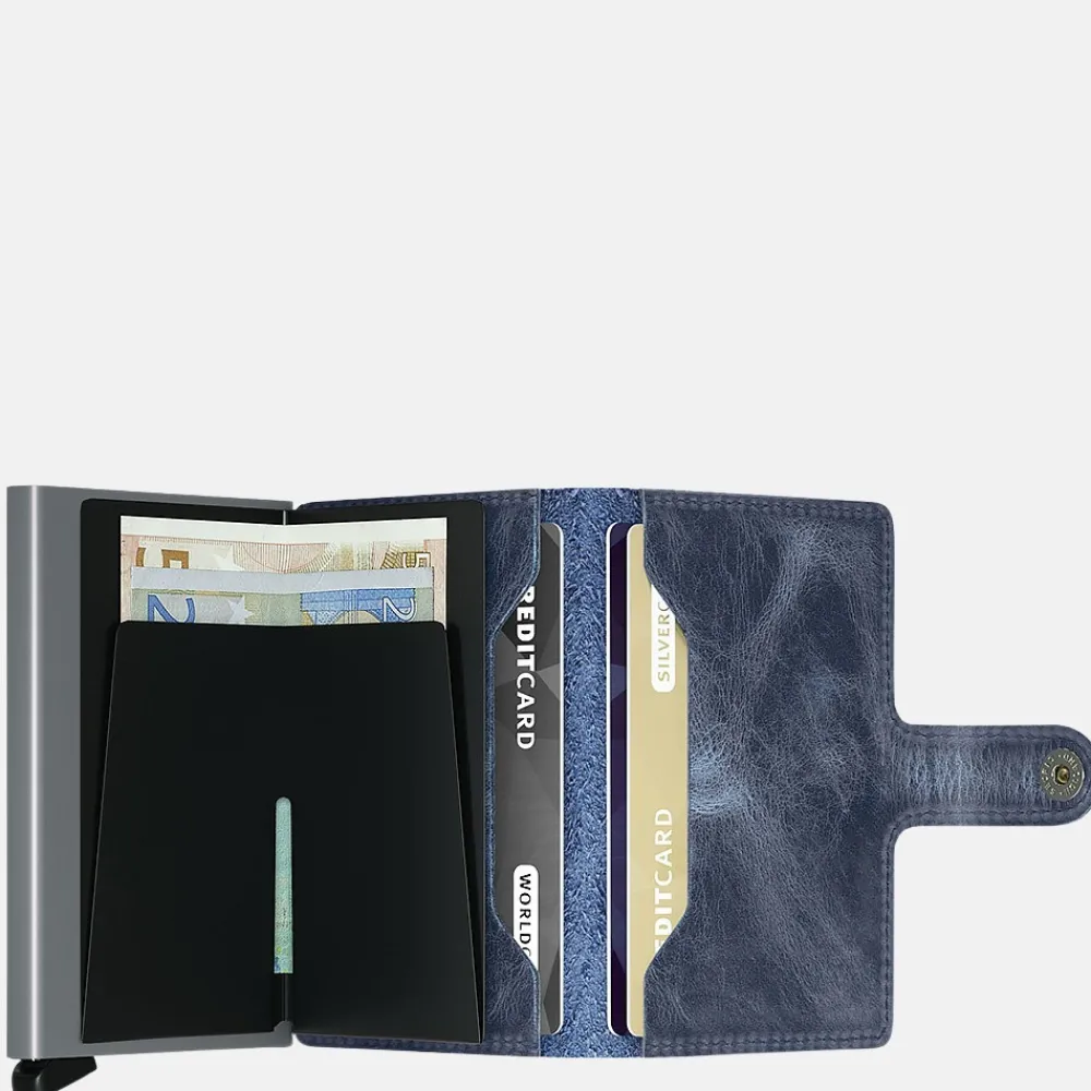 Pasjeshouders | Heren Portemonnees^Secrid Miniwallet pasjeshouder vintage blue