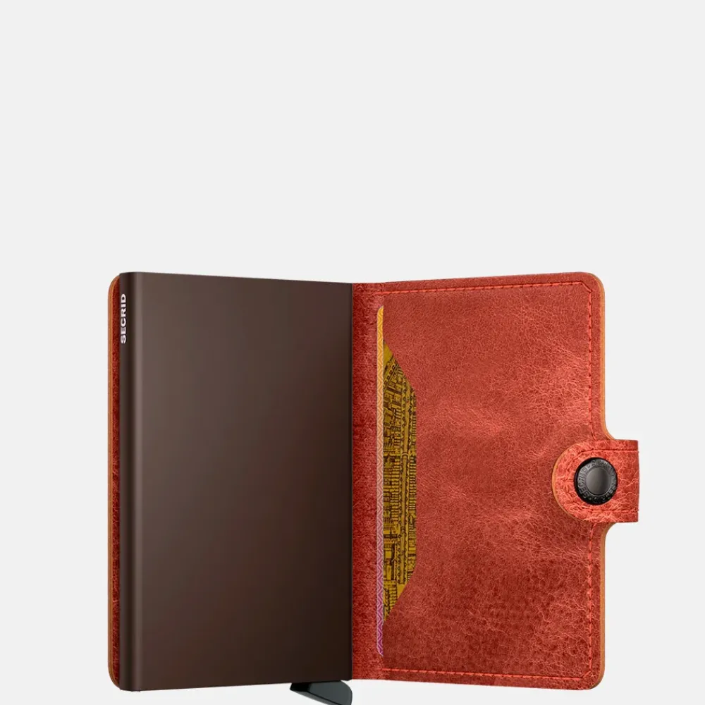 Pasjeshouders | Heren Portemonnees^Secrid Miniwallet pasjeshouder vintage orange