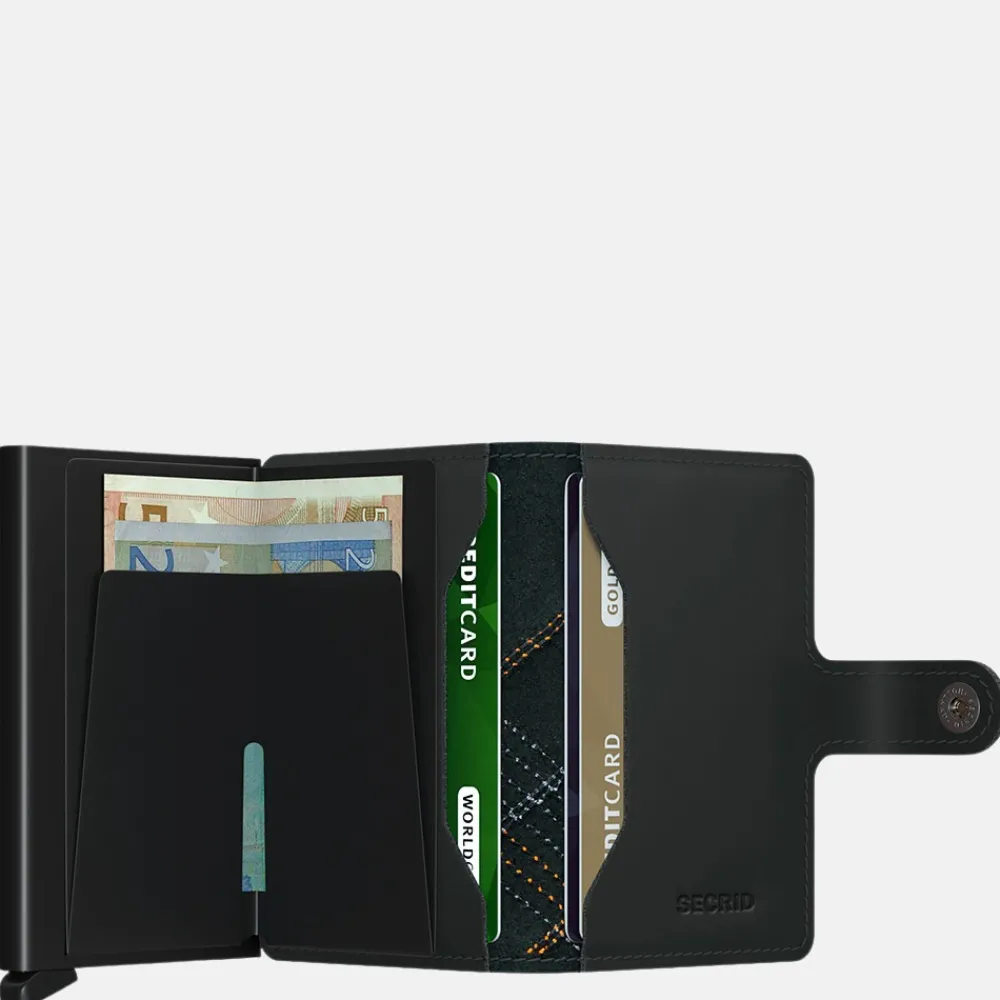 Pasjeshouders | Heren Portemonnees^Secrid Miniwallet pasjeshouder stich linea orange