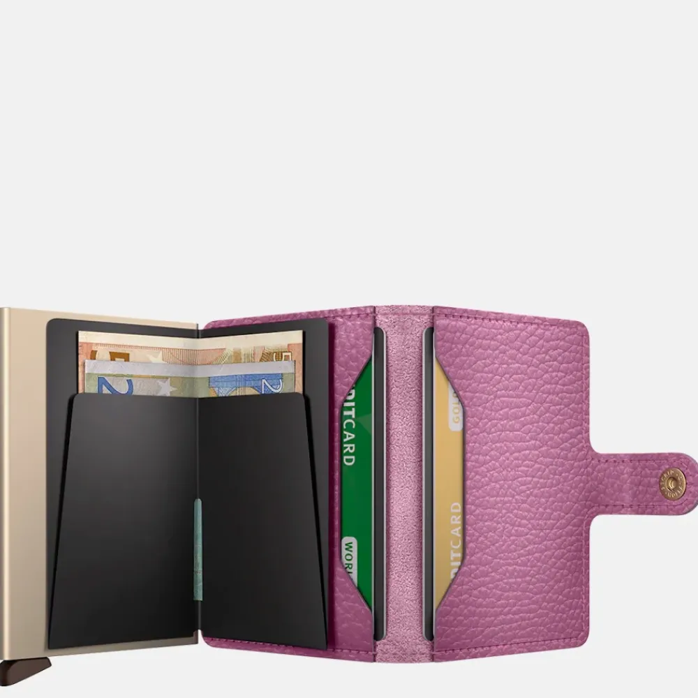 Pasjeshouders | Heren Portemonnees^Secrid Miniwallet pasjeshouder pebble orchid