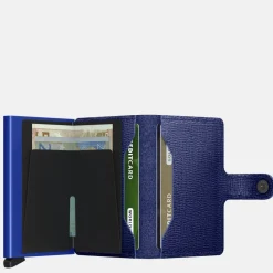 Pasjeshouders | Gepersonaliseerde Portemonnees^Secrid Miniwallet pasjeshouder crisple cobalt