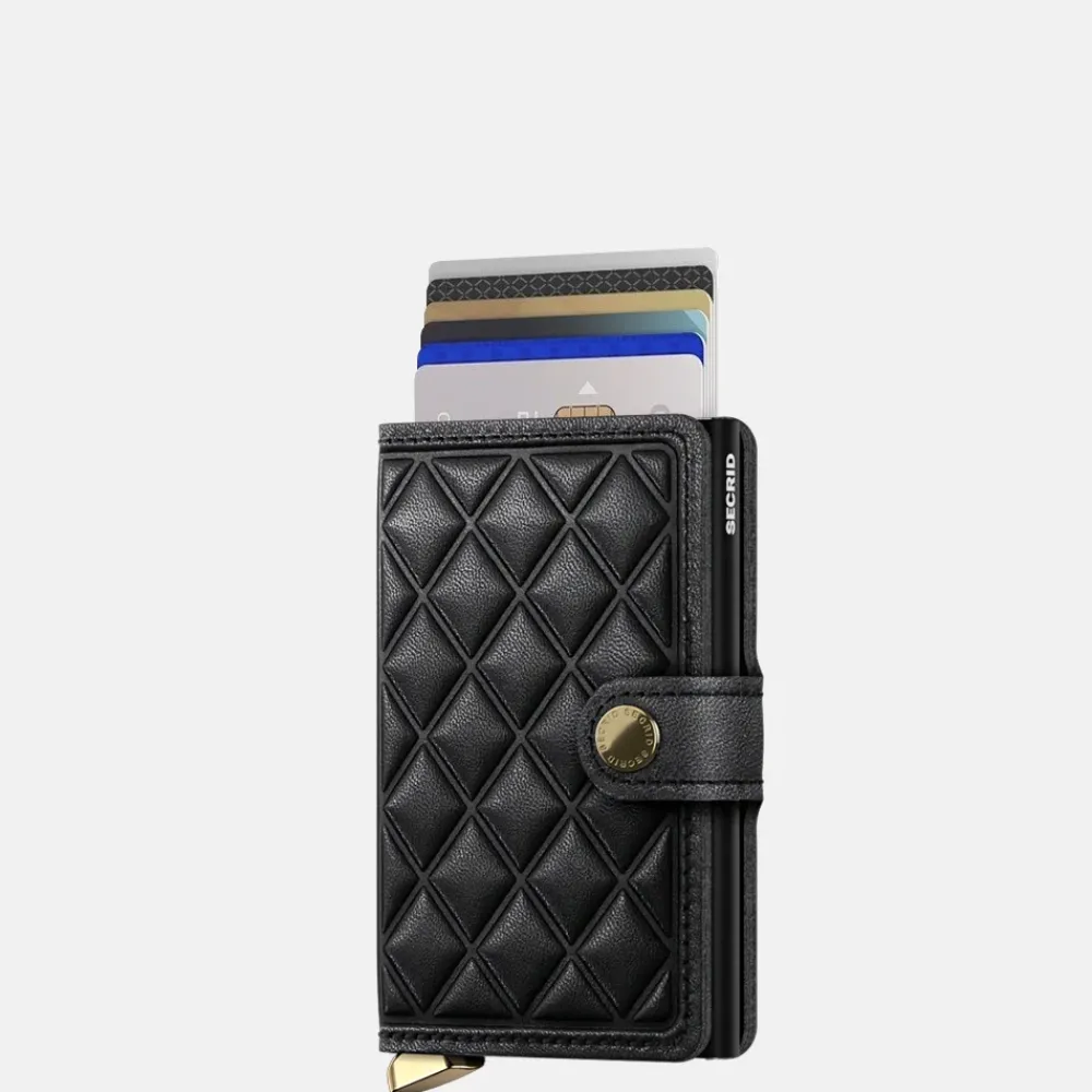 Pasjeshouders | Heren Portemonnees^Secrid Miniwallet pasjeshouder Emboss diamond black