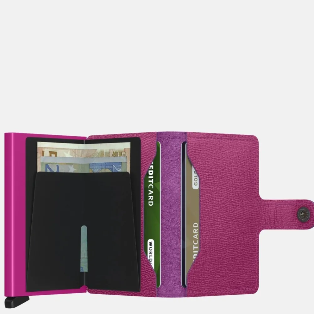 Pasjeshouders | Gepersonaliseerde Portemonnees^Secrid Miniwallet pasjeshouder crisple fuchsia