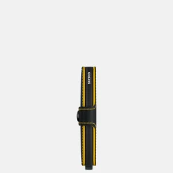 Pasjeshouders | Heren Portemonnees^Secrid Miniwallet pasjeshouder matte black & ochre