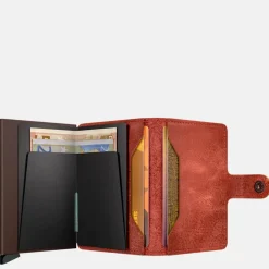 Pasjeshouders | Heren Portemonnees^Secrid Miniwallet pasjeshouder vintage orange
