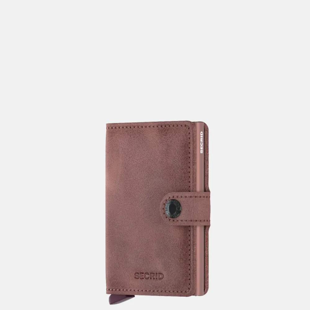 Pasjeshouders | Heren Portemonnees^Secrid Miniwallet vintage mauve
