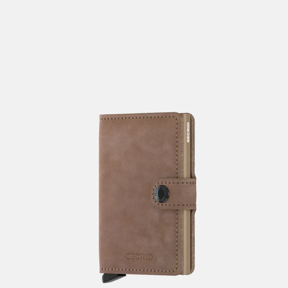Pasjeshouders | Heren Portemonnees^Secrid Miniwallet vintage taupe