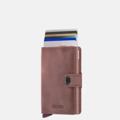 Pasjeshouders | Heren Portemonnees^Secrid Miniwallet vintage mauve