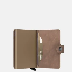 Pasjeshouders | Heren Portemonnees^Secrid Miniwallet vintage taupe