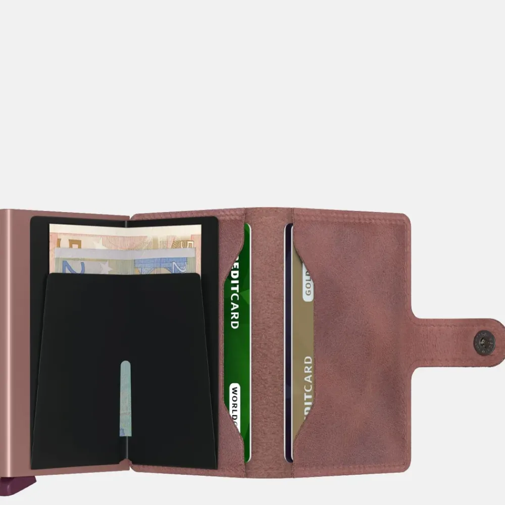 Pasjeshouders | Heren Portemonnees^Secrid Miniwallet vintage mauve