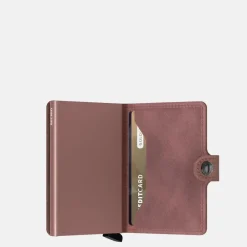 Pasjeshouders | Heren Portemonnees^Secrid Miniwallet vintage mauve