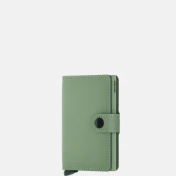 Pasjeshouders | Heren Portemonnees^Secrid Miniwallet Yard pasjeshouder powder pistachio