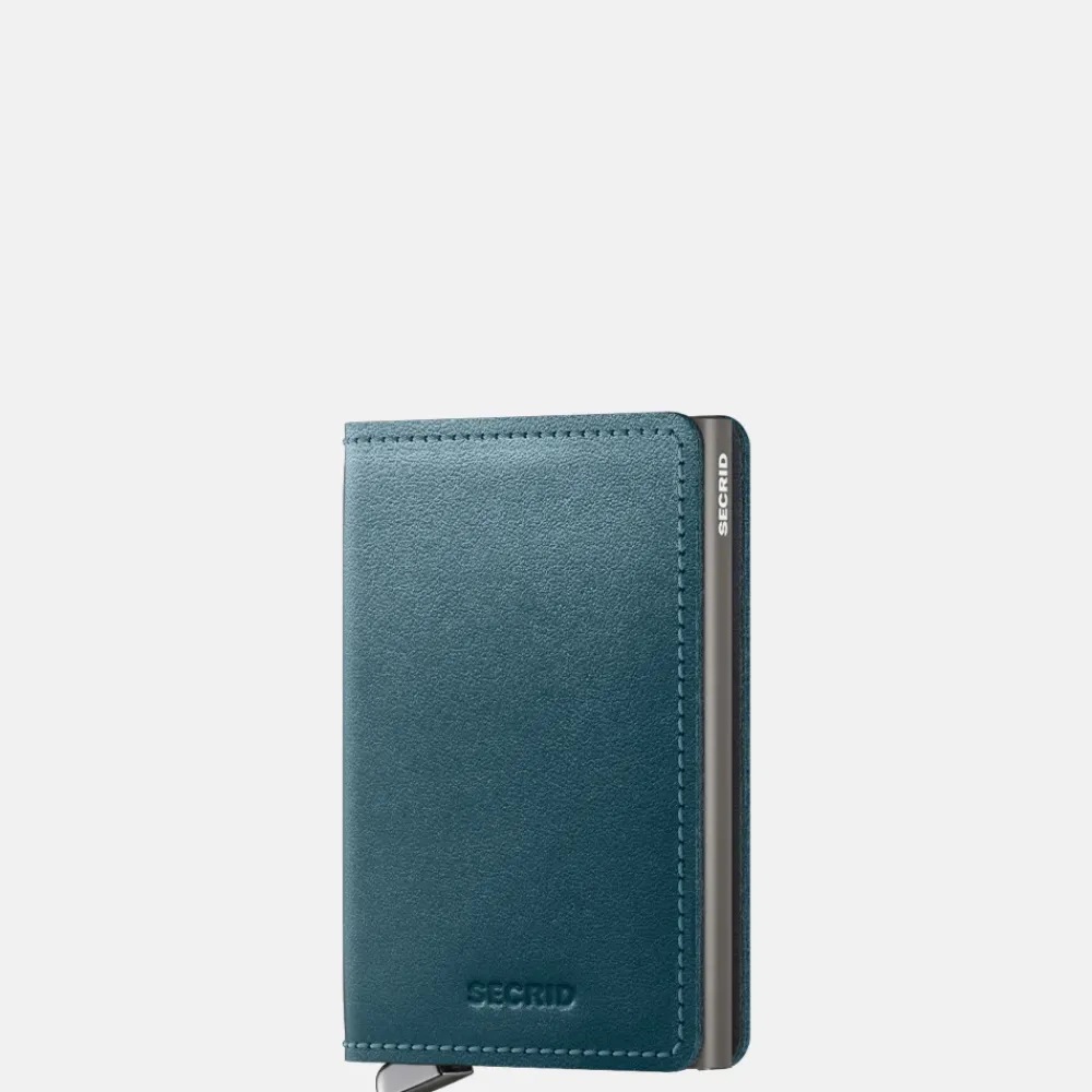 Pasjeshouders | Heren Portemonnees^Secrid Slimwallet Inox Dusk pasjeshouder dusk teal
