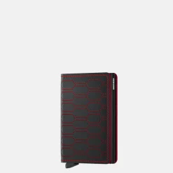 Pasjeshouders | Heren Portemonnees^Secrid Slimwallet pasjeshouder fuel black-red