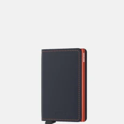 Pasjeshouders | Heren Portemonnees^Secrid Slimwallet pasjeshouder matte night blue orange