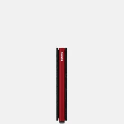 Pasjeshouders | Heren Portemonnees^Secrid Slimwallet pasjeshouder matte black red