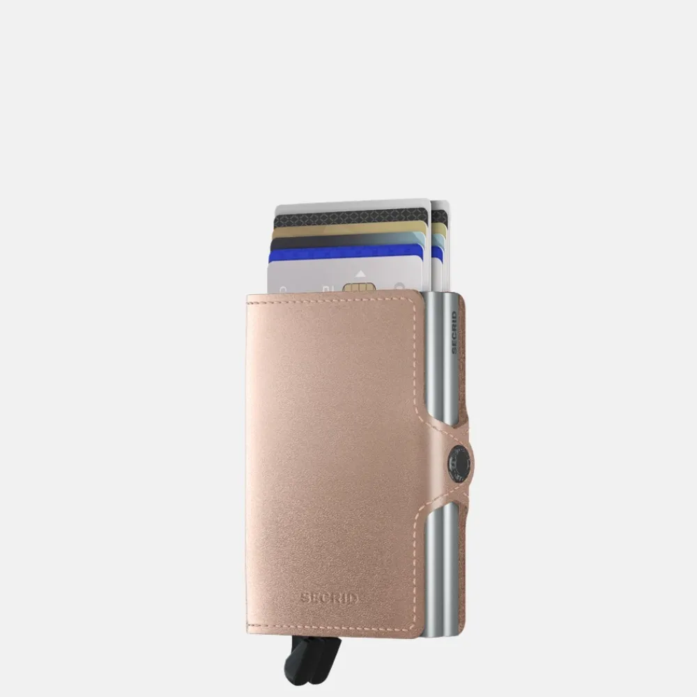 Pasjeshouders | Gepersonaliseerde Portemonnees^Secrid Twinwallet pasjeshouder metallic rose