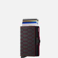 Pasjeshouders | Heren Portemonnees^Secrid Twinwallet pasjeshouder fuel black-red