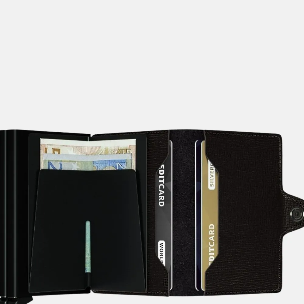 Pasjeshouders | Heren Portemonnees^Secrid Twinwallet pasjeshouder crisple black