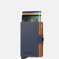 Pasjeshouders | Heren Portemonnees^Secrid Twinwallet pasjeshouder matte night blue&orange