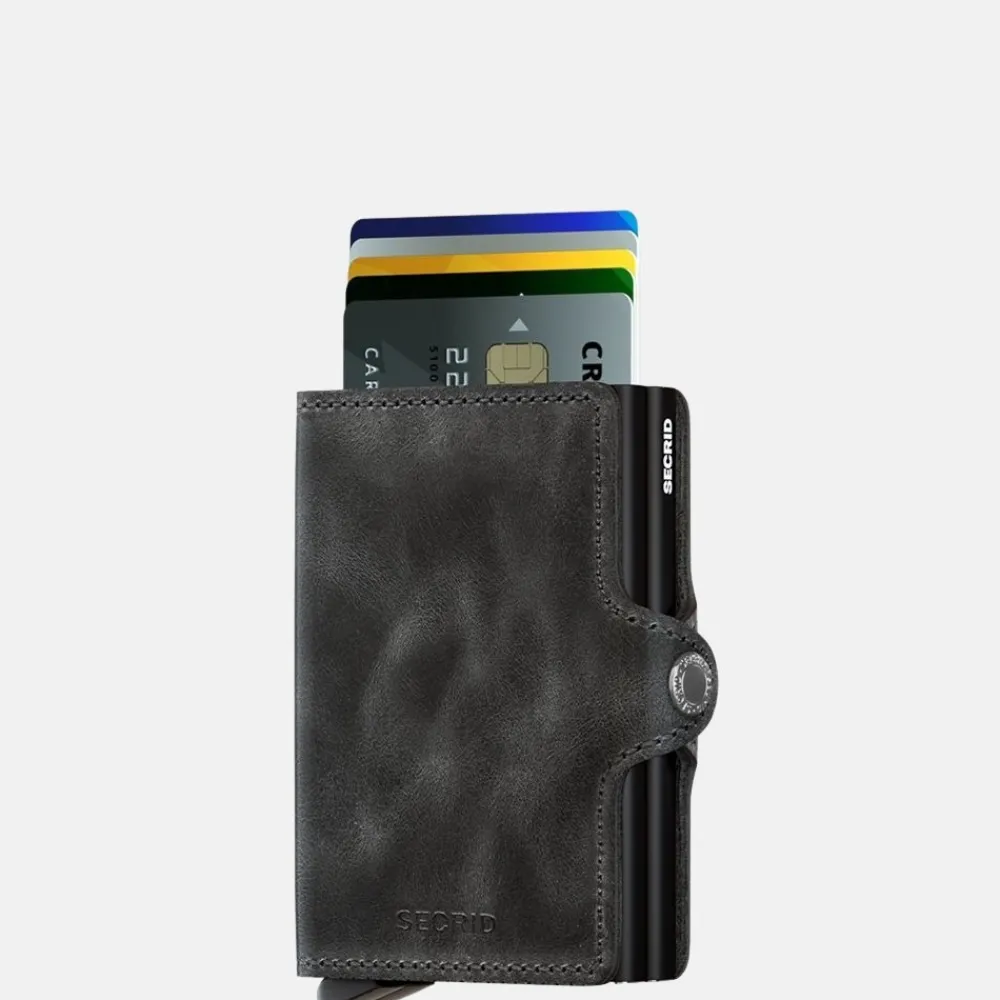 Pasjeshouders | Gepersonaliseerde Portemonnees^Secrid Twinwallet pasjeshouder black vintage