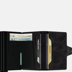 Pasjeshouders | Gepersonaliseerde Portemonnees^Secrid Twinwallet pasjeshouder black vintage